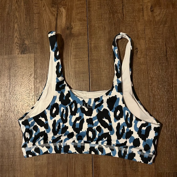 FLEO Celine Sports Bra - Blue Leopard - Picture 3 of 7